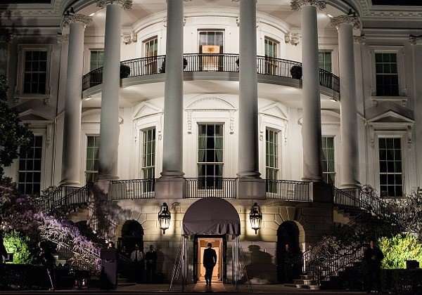 President Obama Entering the White House