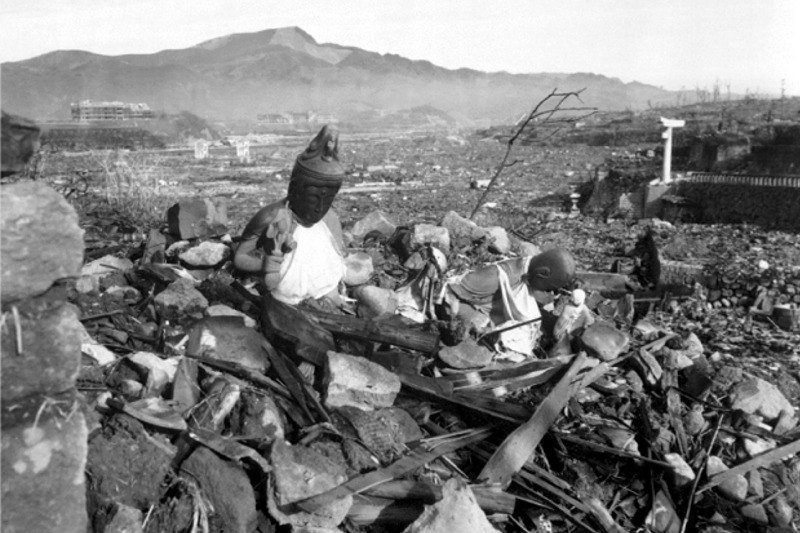 Nagasaki in the aftermath of the atomic bomb