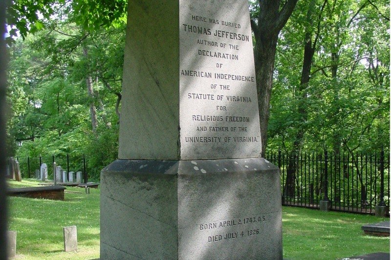 Thomas Jefferson's Tombstone
